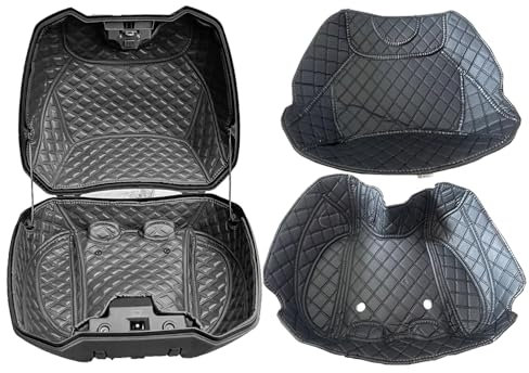 Tongyaoyao Motorrad Hinten Zubehör 50L Kofferraum Eimer Lagerung Kissen Bezug geeignet für Forza350 NSS350 ADV350 Forza 350 50L Gepäck Innenraum Schwanz Schutzhülle Bag Protector (Ein Set)