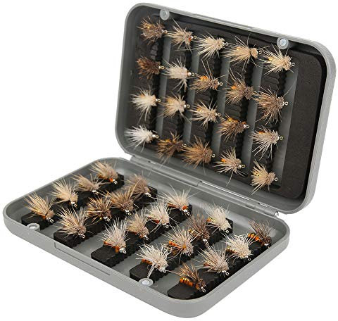 40pcs Fly Fishing Lure Hand Tied A6 Fly Fishing Lure High Carbon Steel Hooks Artificial Fishing Lure Bait Suitable for Ocean Boat Fishing, Ocean Rock Fishing, Ocean Beach Fishing