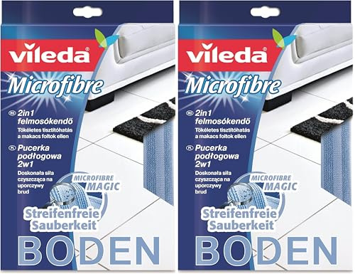 Vileda - 123397 - Serpillière Microfibre Micro & Scratch (Lot de 2)