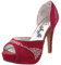 Naughty Monkey Damen Star Nieten Plateau Pumps, Rose, 41 EU