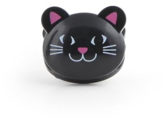 Kikkerland Woodlands – clip per chiudere sacchetti, plastica, Black, Set da 6