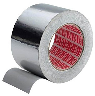 Rouleau d'adhésif Aluminium Haute Température 250° de 15 m et de largeur 5cm - 276015