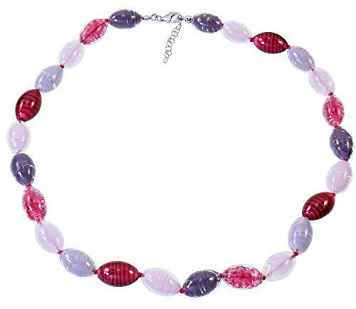 Aleksander Sternen Murano Star Muranoglas Damen Kette Glas 925/- Sterling Silber