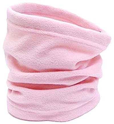 Bluelans® Unisex Mens Ladies Super Soft Fleece Snood. Scarf, Hat, Neck Warmer Garter, Hood, Balaclava for Skiing, Hiking (Pink)