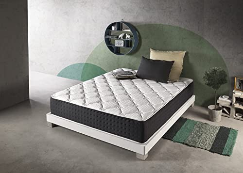 SIMPUR Relax: Matratze Bio Green 140x200 cm viskoelastisch | Großer Komfort | Höhe 30 cm | Natürliche Entspannungstherapie | Festigkeit und Anpassungsfähigkeit | Frei von Schadstoffen | hypoallergen