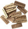 non-brand Handmade Holz Labels Etiketten Einnähetiketten Kleideretiketten 100 Stk