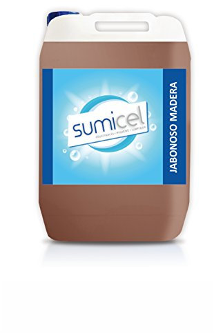 Limpiador jabonoso diseñado para limpiar, nutrir y dar brillo a la madera, 1 garrafa de 5 litros