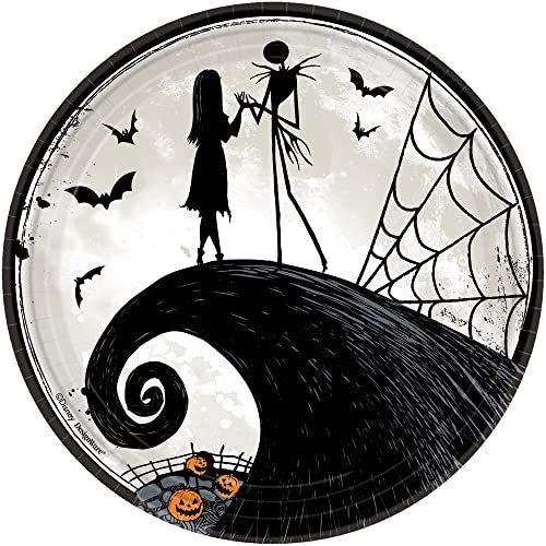 Amscan Plates, The Nightmare Before Christmas Lunch, 9 Inch