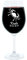 Leonardo Weinglas 400 ml, Motivglas, Sternzeichen Krebs, Geschenk, Stimmungsglas mit Gravur, Moodglas, 22 cm