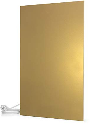 Magma® Infrarotheizung Metallic - Deutscher Hersteller seit 1992 - Magmaheizung mit 10 Jahren Garantie (800 Watt / 820 x 470, Gold)