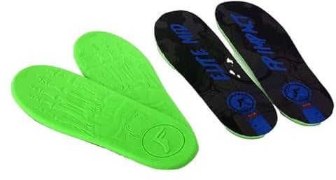 Footprint Insole Technology Kingfoam Elite Mid Classic Insoles M - Grün - Schaumstoff - Erwachsene - Unisex-Erwachsene - Mittelgroßer Bogen - Einlegesohle