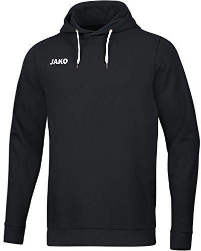 JAKO Herren Kapuzensweatshirt Base, Schwarz, L