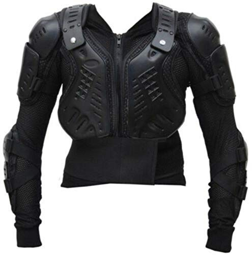 KIDS BLK SCORPION SPINE GUARD BODY ARMOUR MOTORBIKE/SKI/SKATING MOTCROSS JACKET PAR