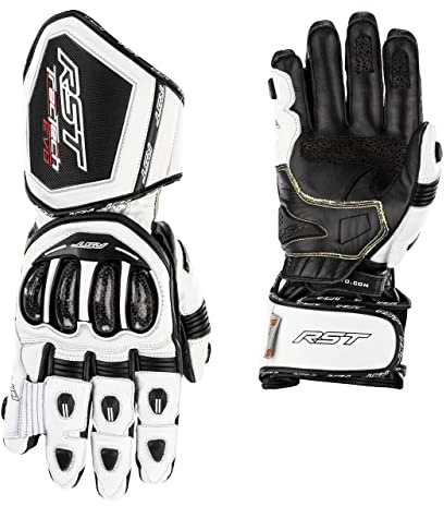 RST Tractech Evo 4 Motorradhandschuhe, weiß/schwarz, S