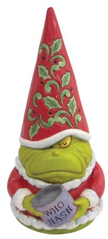 Enesco Jim Shore 6009202 Weihnachtsfigur Grinch mit Who Hash