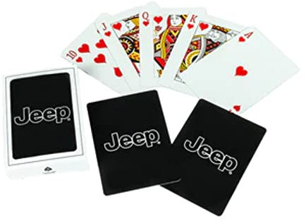 Jeep Klassisches Text Logo Pokergröße Casino Qualität Spielkarten | Spielen Sie Blackjack, Euchre, Canasta Kartenspiel, Casino Grade