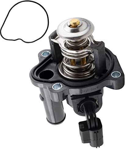 YMAUGP 1S7Z-8575-AG Thermostat with Housing Sensor Gasket Assembly/For Ford Focus 2.3L 2.0L 2005 2006 2007 2008 2009 2010 2011 For Ford Ranger 2.3L 2001 2002 2003 1S7G8575AM 1S7G8575AH