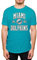 Hybrid Sports NFL Established – Offiziell lizenziertes kurzärmeliges Fan-T-Shirt für Erwachsene für Damen und Herren – Teamfarben, Miami Dolphins - Tahiti Blue, XXL