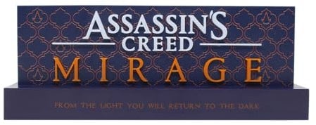 Neamedia The Character Company Assassin's Creed Mirage : Lampe Officielle, Licence Officielle, Lampe LED d'ambiance de Salon ou de Bureau, Compatible Mobile, XBox, PS5 et PC, Idée Cadeau