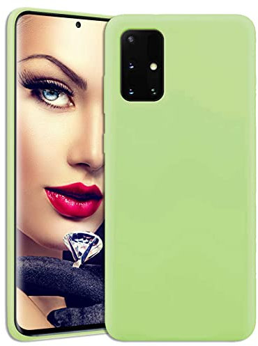 mtb more energy® Soft Silikon Hülle kompatibel mit Xiaomi 13T, 13T Pro - hellgrün - Satin Touch - Liquid Silicon Case Handyhülle Cover