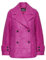 PIECES Pcnova Jacket Abrigo Corto, Festival Fucsia/Detalle: Boucle, XS para Mujer