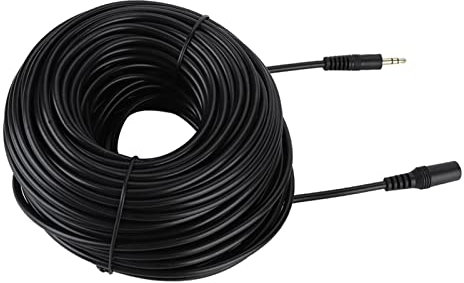 AOWINHIT Cavo di Prolunga Audio Jack da 3,5 Mm Maschio a Femmina Cavo Aux per Smartphone Cuffie Stereo, (30m),Fili e cavi