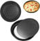 AZKEEGREY Lot de 2 moules à tarte, avec fond amovible, 30 cm, anti-adhésif, moule à tarte aux fruits