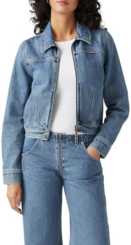 Levi's Damen XS Dart Jeansjacke, Treat Yourself Truck