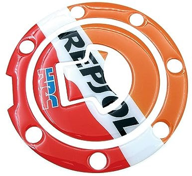 LEINOX Adesivi per Serbatoio Carburante Moto Tappo Carburante Copertura Serbatoio Protector Pad Decal Adesivi per H&Onda CBR VFR CB NSR VTR CBF CBX 125 250 400 CBR600 900 1000(2)