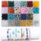 Zythrem 8mm 980 Stück Perlen für Armbänder Erwachsene Armbänder Selber Machen mit 1 elastischen Faden für DIY-Schmuck Halsketten Schmuck Ringe Perlen Set Armbänder