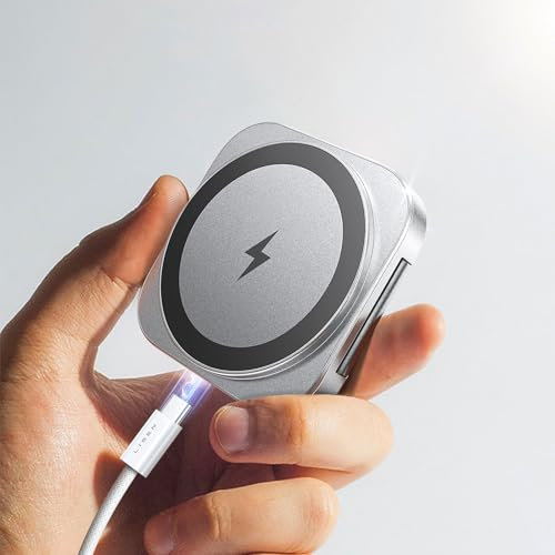 LISEN for iPhone 16 Magsafe Charger Stand Apple Wireless Charger Travel 2 in 1 Wireless Charging Station Foldable for iPhone 16 15 Pro Max 13 12 14 Plus (Not Power Bank)