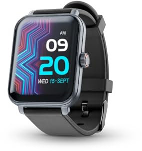 cellularline - ION PRO SQUARE - Smartwatch Bluetooth® con app - 1.83” - Risposta alle Chiamate - Waterproof e Dustproof - Monitoraggio Attività Fisica - Funziona con App ION - Nero