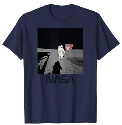 NASA Moon Landing Photograph Long Sleeve T-Shirt T-Shirt