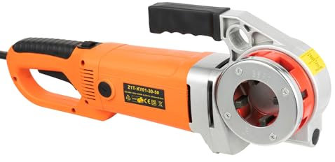 Filettatrice elettrica per tubi, portatile, con 6 fili, per tubi, per tubi, per rubinetteria a cricchetto, set
