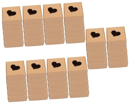 NOLITOY 5 Sätze Schachteln Für Verpackung Mailer Handgefertigte Seifen-geschenkboxen Kraftkartons Geschenkboxen Masse Vintage Geschenkbox Leere Geschenkkisten Papier 20 Stück * 5