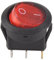 Cpolebev Interruttore A Levetta Bipolare ON OFF Rosso 3 Pin 20mm