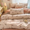 Freyamy Bettwäsche 135x200cm 4teilig Khaki Bunt Dackel Mädchen Wendebettwäsche Microfaser Hundemuster Kinderbettwäsche Deckenbezug 2 Bettbezug mit Reißverschluss und 2 Kissenbezug 80x80cm