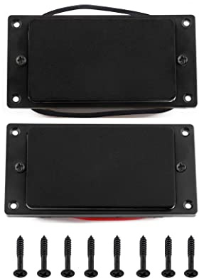Rubatone Gitarren-Tonabnehmer Set Humbucker Pickup Double Coil Pickups für Les Paul LP Style E-Gitarre Schwarz