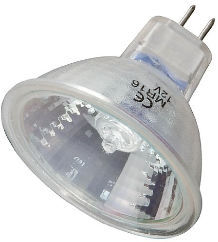 Goobay 9107 Halogen Spiegellampe mit Schutzglas Sockel MR16 35W