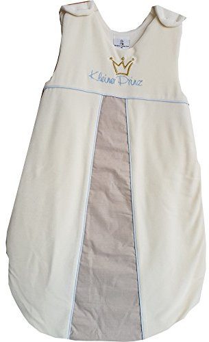 Be Be's Collection 621-20 90cm Nicki-Schlafsack Prinz leicht wattiert, ecru/bleu