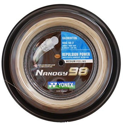 YONEX Nanogy 98 Badminton Seil, 200 m