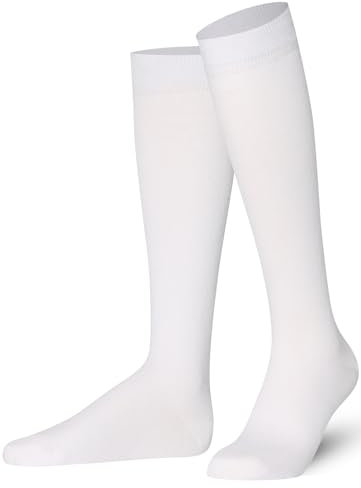 Mysocks Calzini alti al ginocchio Bianca