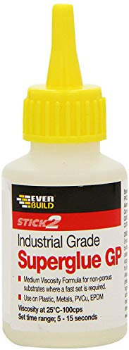Everbuild 5 X CYN50 Industrial Superglue General Purpose 50 g