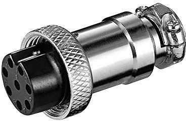 Wentronic MK 8 DIN schwarz, Silber Aderverbinder – Verbinder Fäden (schwarz, Silber)