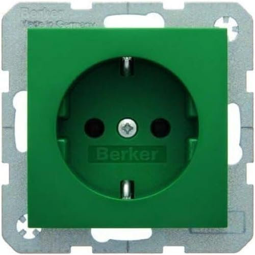 Berker 47438913 Schuko-Steckdose grün