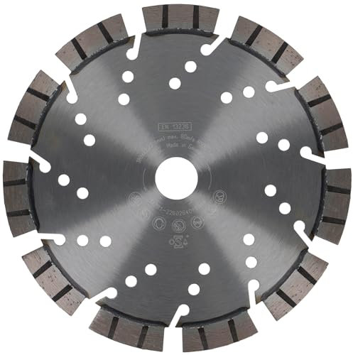 PRODIAMANT disco da taglio diamantato professionale per calcestruzzo granito Oxx 180 mm x 22,2 mm Made in Germany saldato al laser