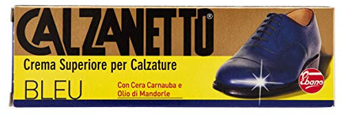 Calzanetto Lucido Tubetto, Trattamenti Scarpe Unisex-Adulto, Blu (Bleu), 3.5x3.5x5 cm