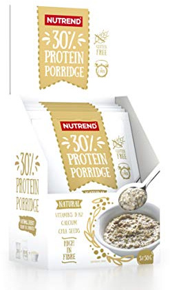 Nutrend 30% Protein Porridge, Natural - 5 x 50g