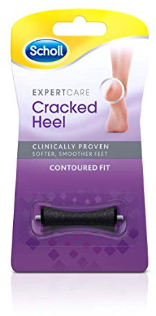 Scholl ExpertCare Cracked Heel Roller Head Refill - Use with Scholl Electronic Foot File and Pedi Systems - 1 Roller