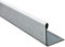 L-Profil Edelstahlschiene Fliesenprofil Fliesenschiene Edelstahl V2A L250cm 20mm gebürstet